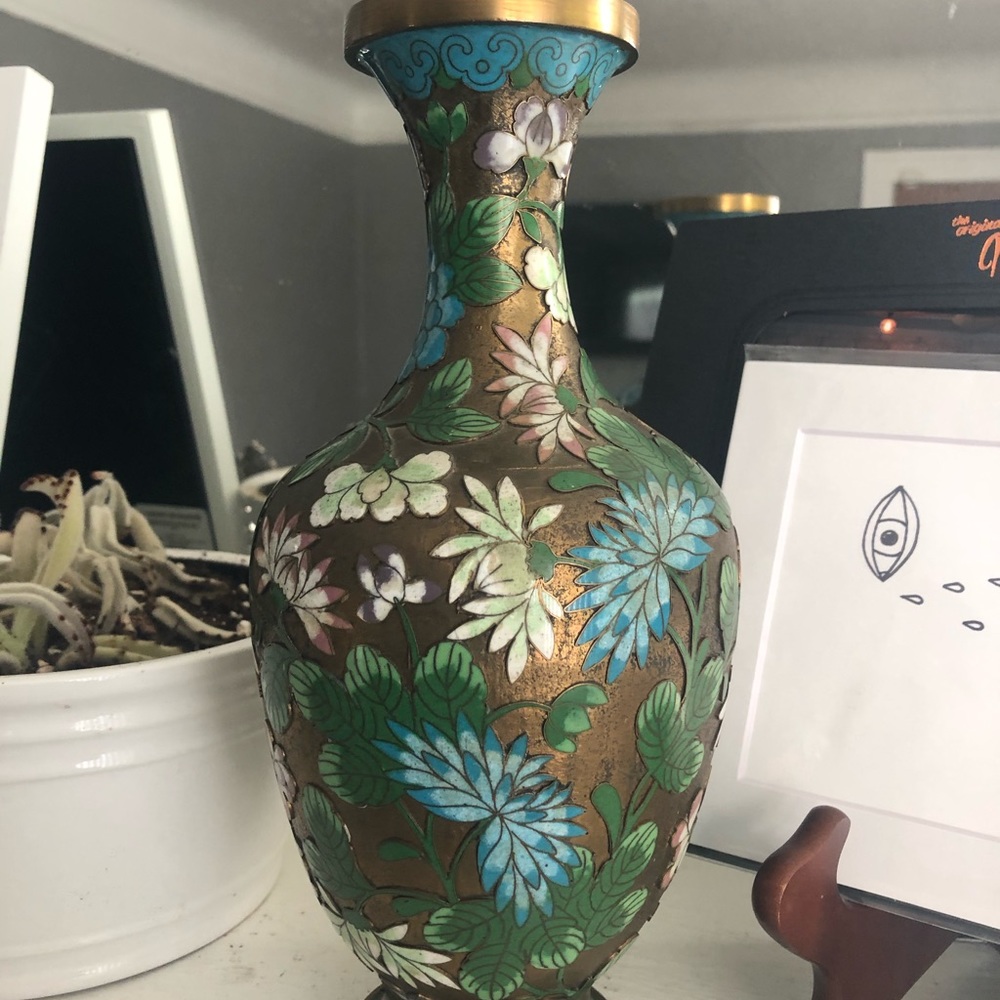 Brass vase
